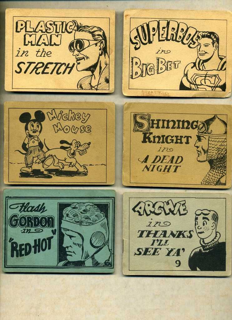 6 Classic Original 8Page Tijuana Bibles Golden/Silver/Bronze Age